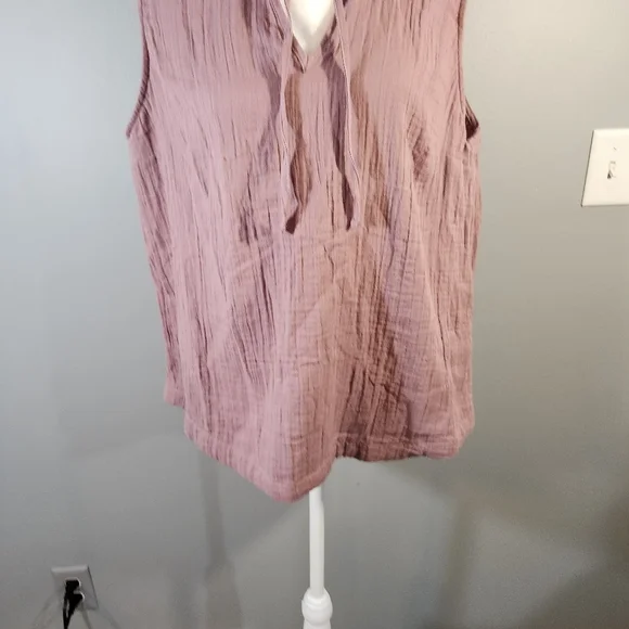 Columbia Size Large Dusty Rose Sleeveless Top - Picture 2 of 10